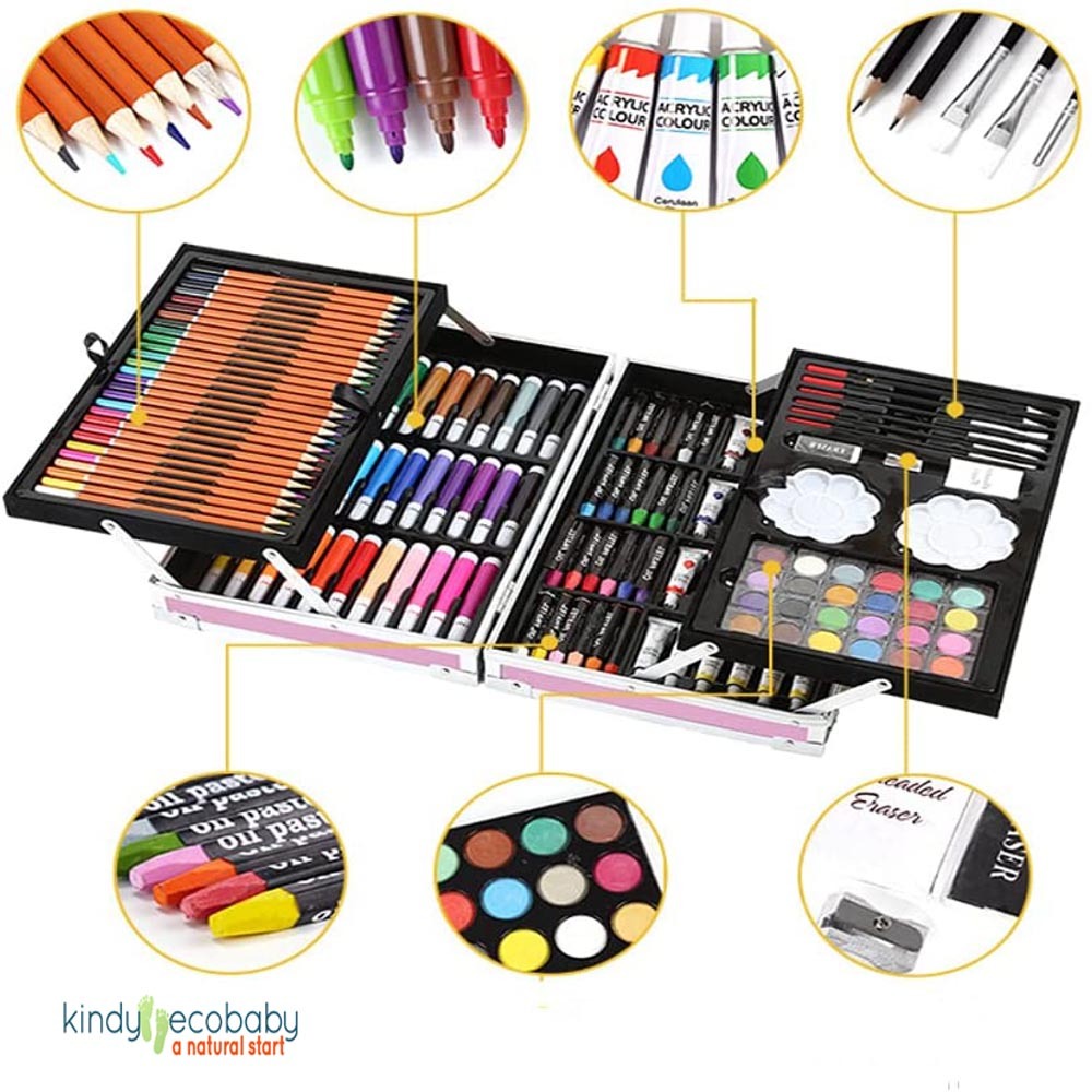 Colours Set For Kids | Drawing Kit 42 Pc Color Tools & Art Accessories ||