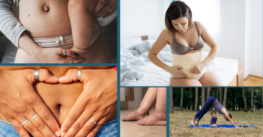 ew mother resting with feet elevated to reduce postpartum swelling naturally