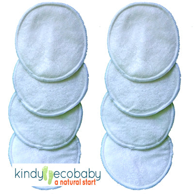 Bamboo Reusable Breast Pads – Ultra Soft & Absorbent (10, 20 or 30 Pads)
