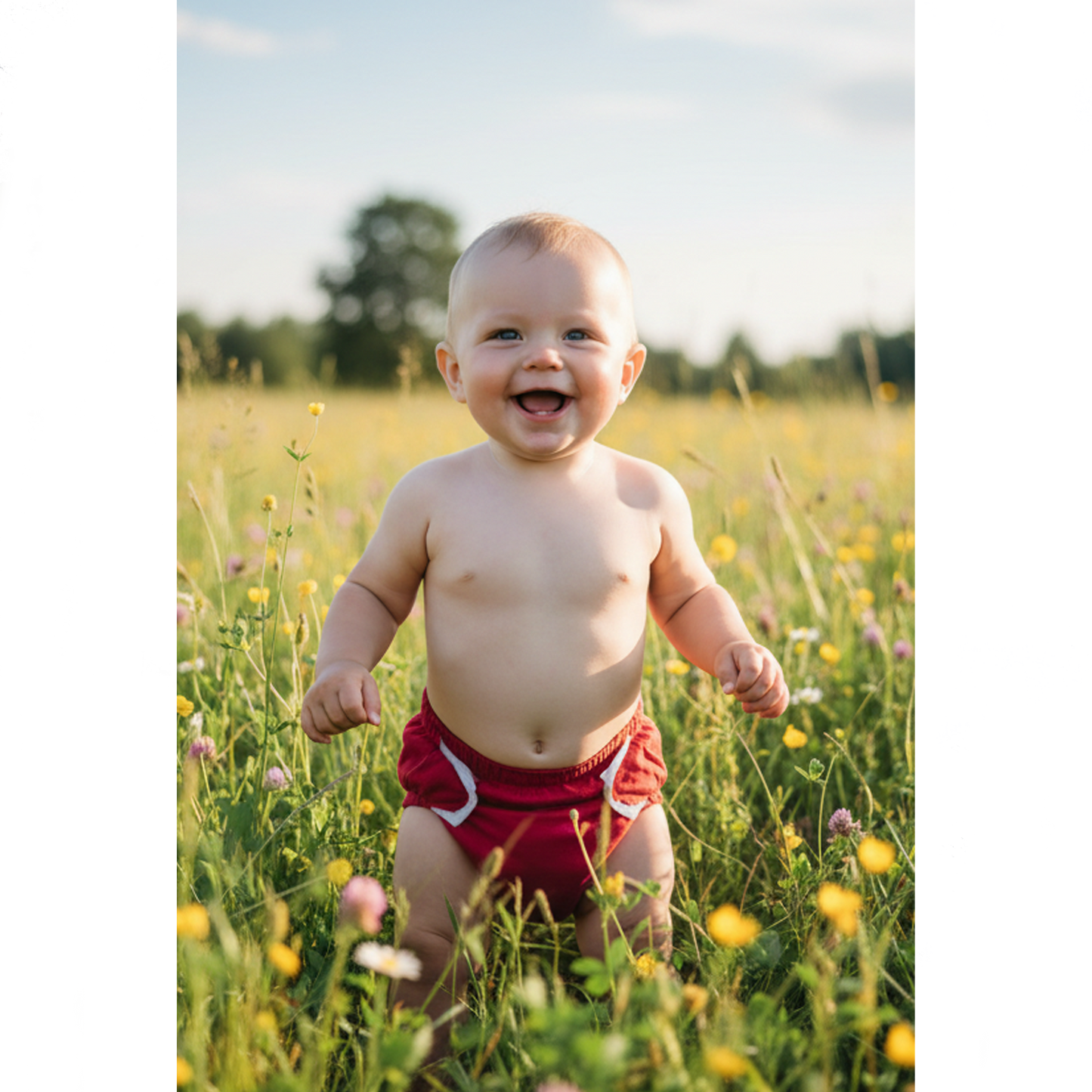 Modern Cloth Nappy – One Size Adjustable (Includes Insert)