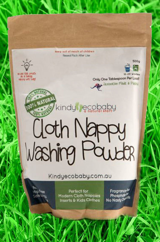 Eco Laundry Powder – Natural, Grey-Water Safe (1kg / 2.5kg / 5kg)