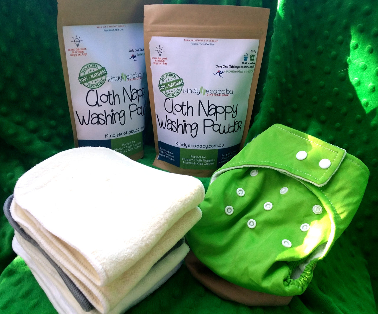 Eco Laundry Powder – Natural, Grey-Water Safe (1kg / 2.5kg / 5kg)