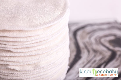 Bamboo Reusable Breast Pads – Ultra Soft & Absorbent (10, 20 or 30 Pads)