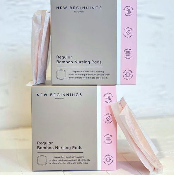 New Beginnings Bamboo Disposable Breast Pads – Bulk Packs (40 / 80 / 120)