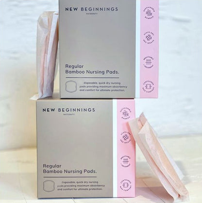 New Beginnings Bamboo Disposable Breast Pads – Bulk Packs (40 / 80 / 120)