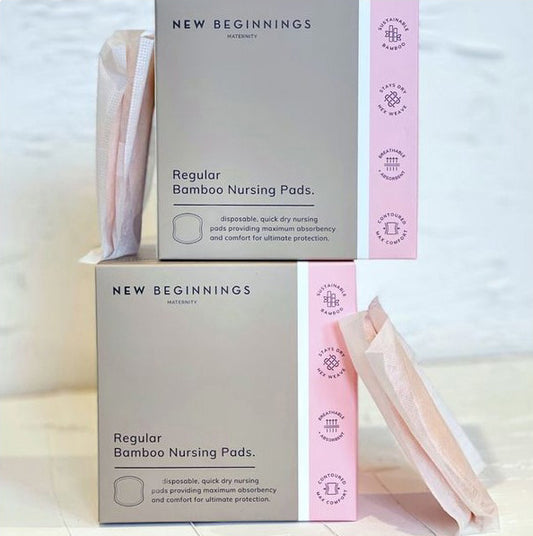 New Beginnings Bamboo Disposable Breast Pads – Bulk Packs (40 / 80 / 120)