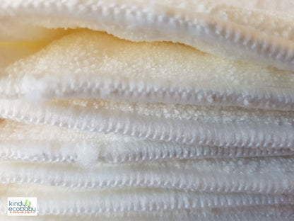 Microfibre Nappy Inserts – 4 Layer, Fast Drying (5, 10 or 20 Pack)