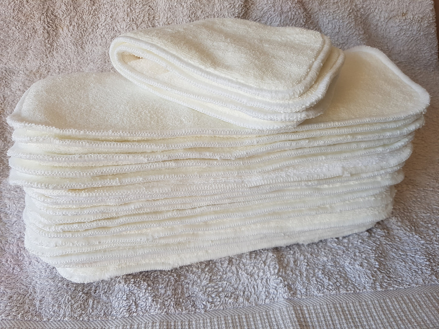 Microfibre Nappy Inserts – 4 Layer, Fast Drying (5, 10 or 20 Pack)