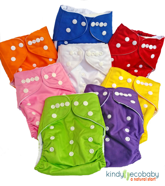 Modern Cloth Nappy – One Size Adjustable (Includes Insert)