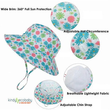 Kids Sun Hat – UPF 50+ Lightweight Summer Hat (18 Months–6 Years)
