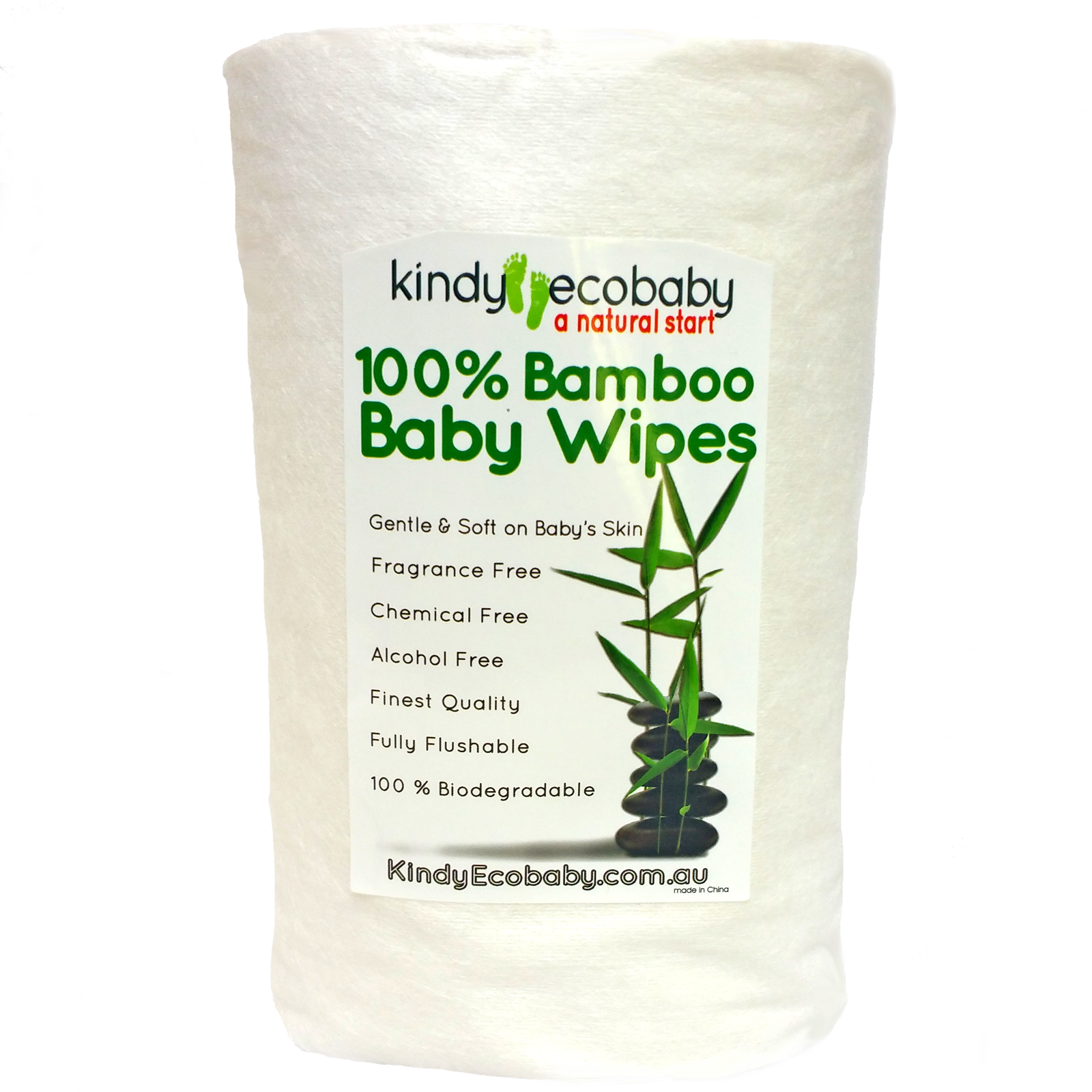 Kindy EcoBaby Bamboo Dry Wipes are a pure, natural alternative to standard wet wipes.