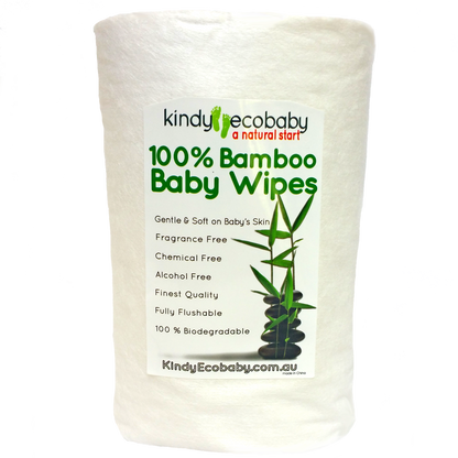 Kindy EcoBaby Bamboo Dry Wipes are a pure, natural alternative to standard wet wipes.