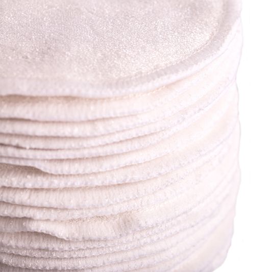 Bamboo Reusable Breast Pads – Ultra Soft & Absorbent (10, 20 or 30 Pads)