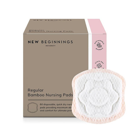 New Beginnings Bamboo Disposable Breast Pads – Bulk Packs (40 / 80 / 120)